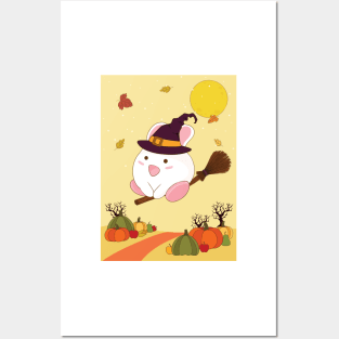 Bunny Witch Posters and Art